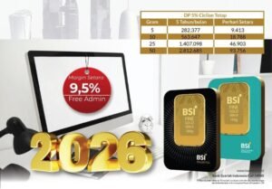 Cicilan Emas BSI Gold Hari Ini
